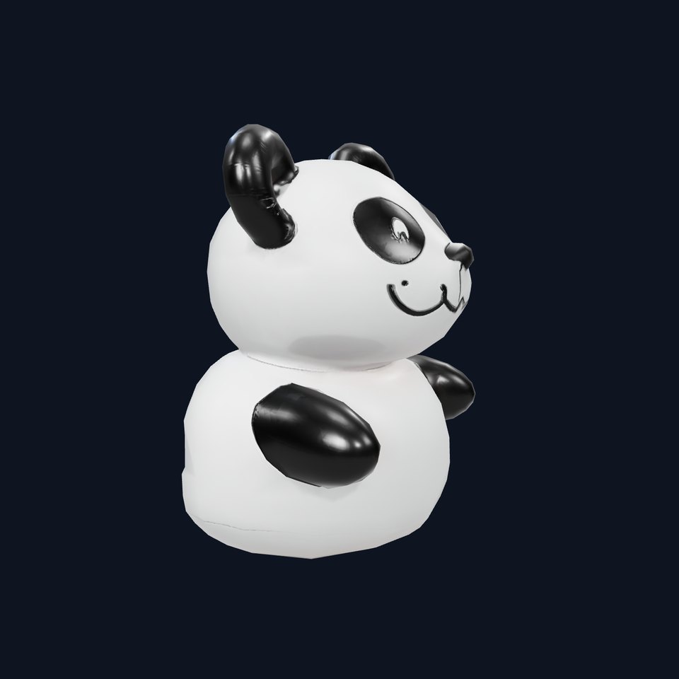Inflatable Panda Toy model pack